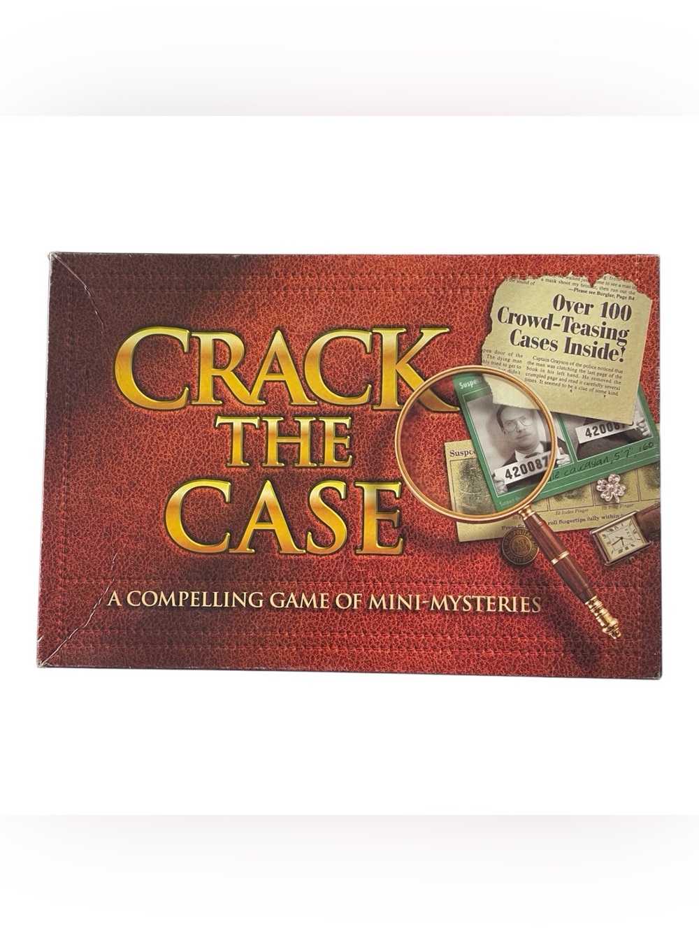 Vintage Crack the Case- A Compelling Game Of Mini-Mysteries, 100%Complete